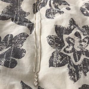 Rhinestone sliver necklace